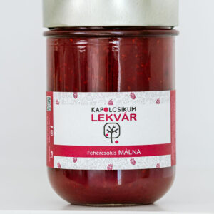 Fehércsokis málnalekvár 345g